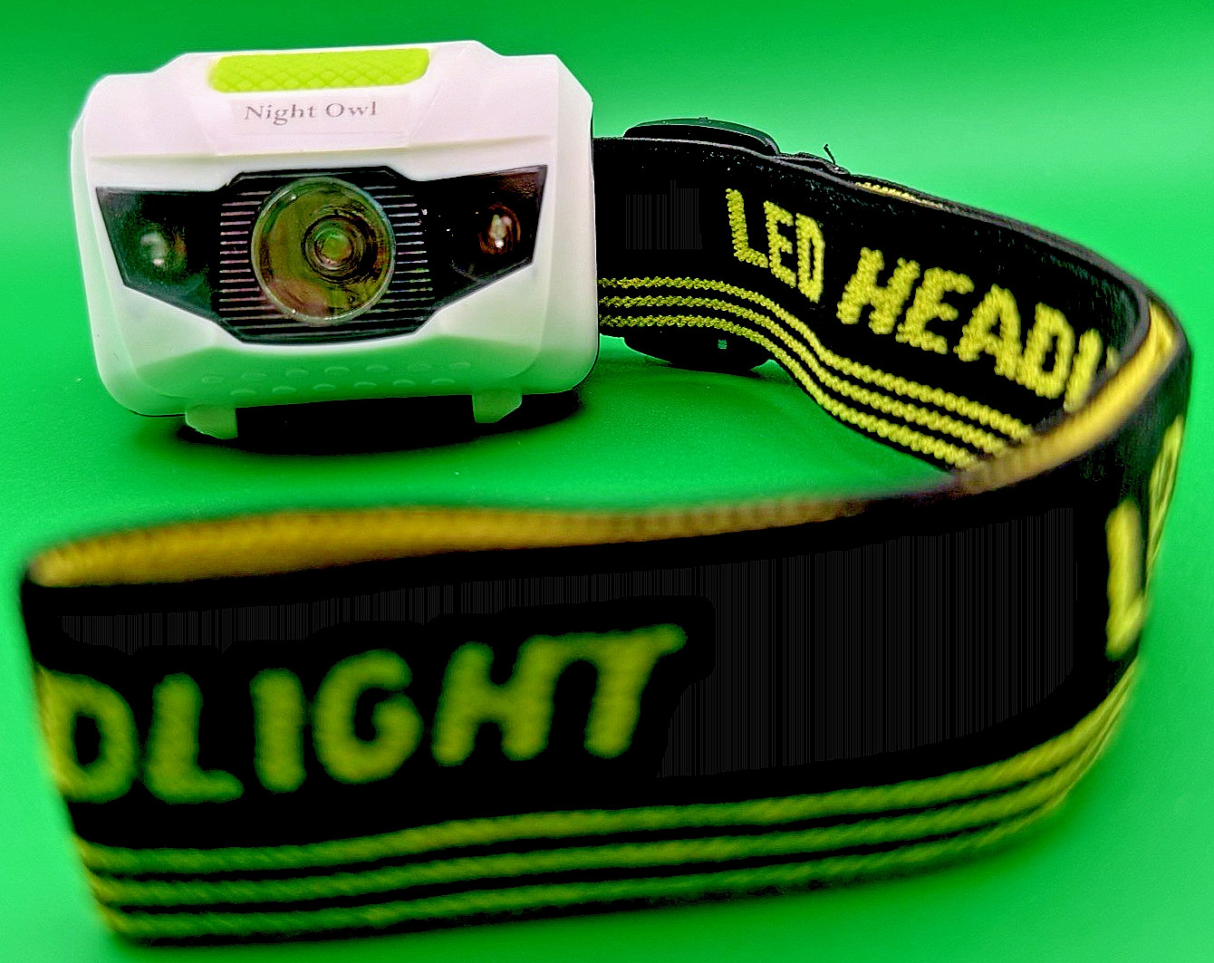 Head Lamp  Flashlight, Multifunctional White & Red Light Battery Operated ￼