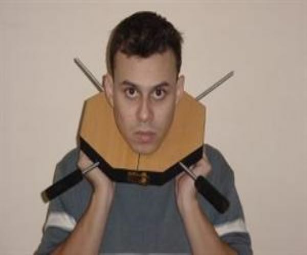 Skewered - Portable One Man Illusion - Swords Through Neck Illusion