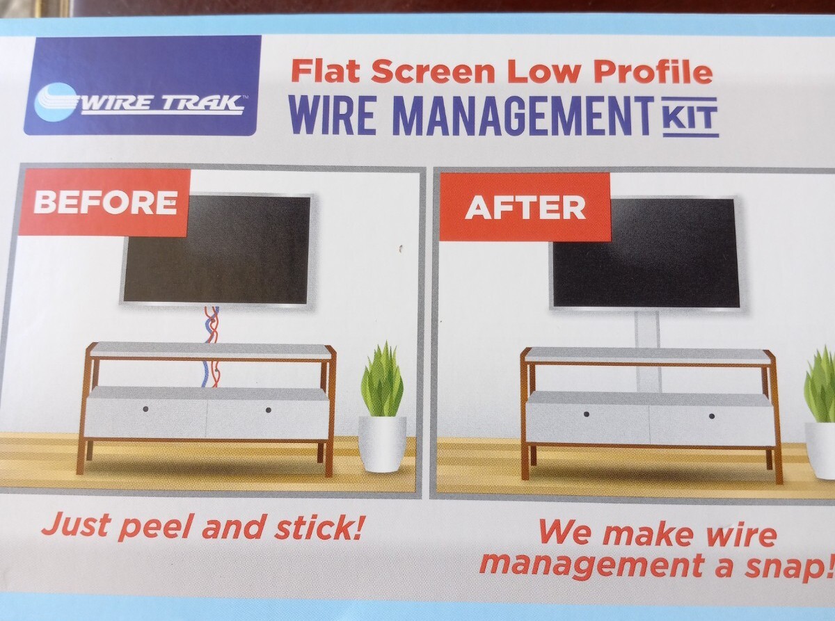 📫Wire Trak Wire Management Kit. Lot#A