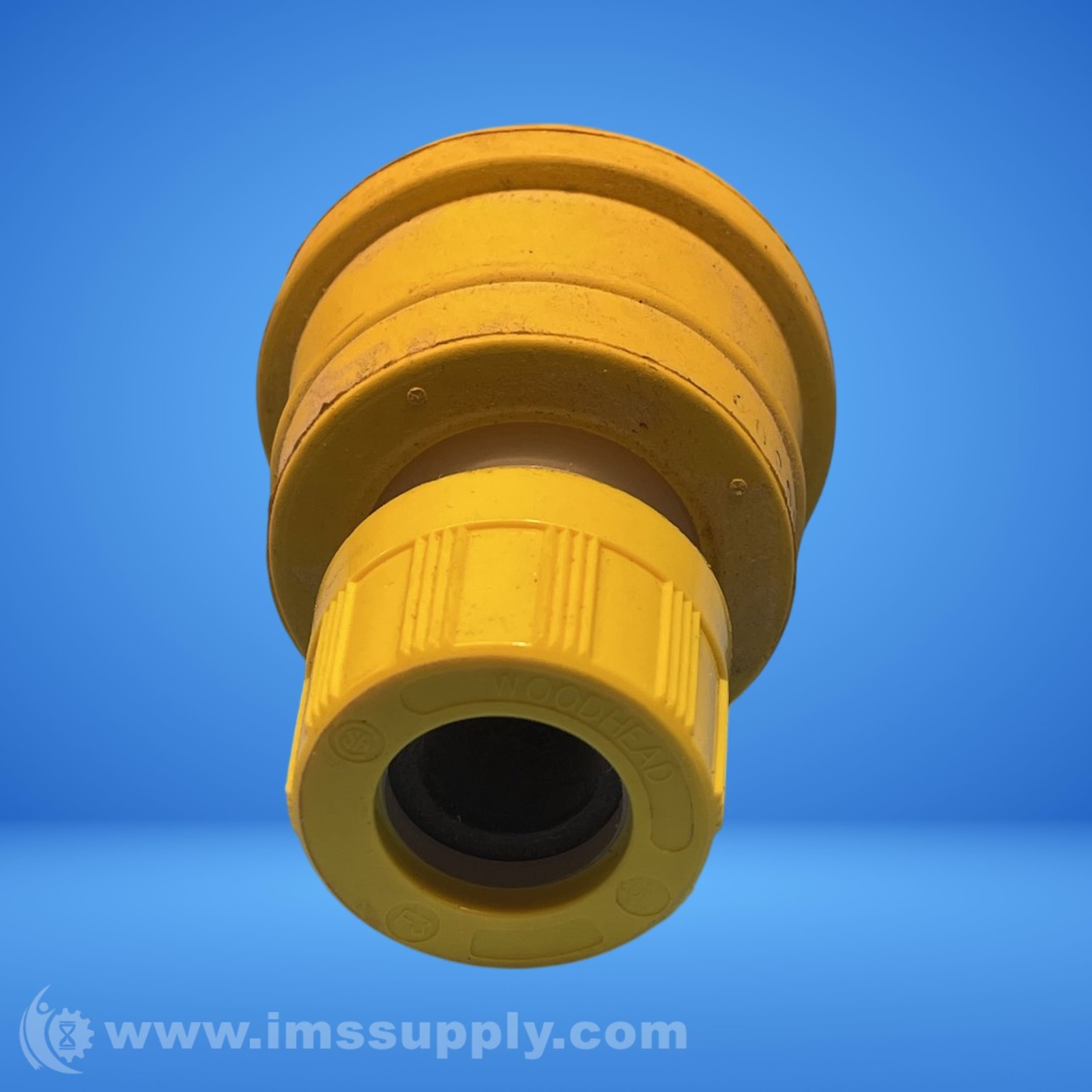 Woodhead 26W76 3 Pole 4 Wire Yellow Locking Plug 7974