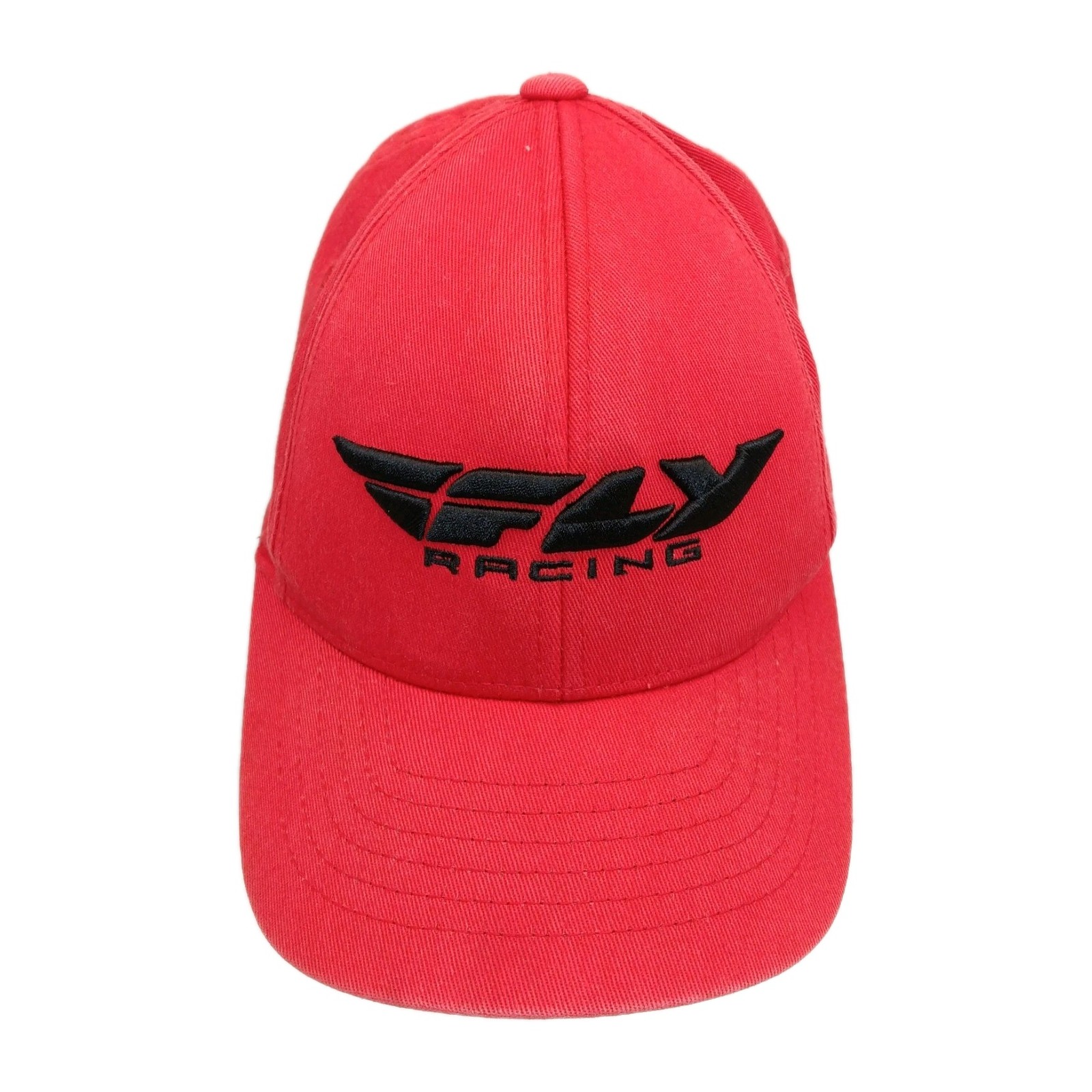 FLY RACING YOUTH FLY PODIUM HAT - RED BLACK EMBROIDERED LOGO
