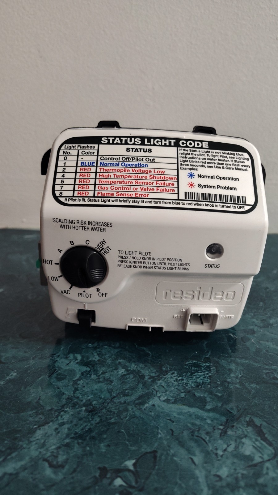 New Resideo/Honeywell WV8840C1605, Rheem OEM part AP16910B Nat Gas