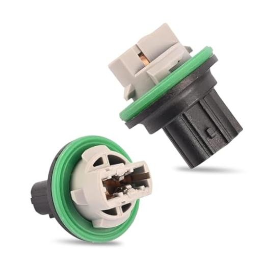 2 PCS Turn Signal Light Sockets, Three-pin Front Park Light Sockets,