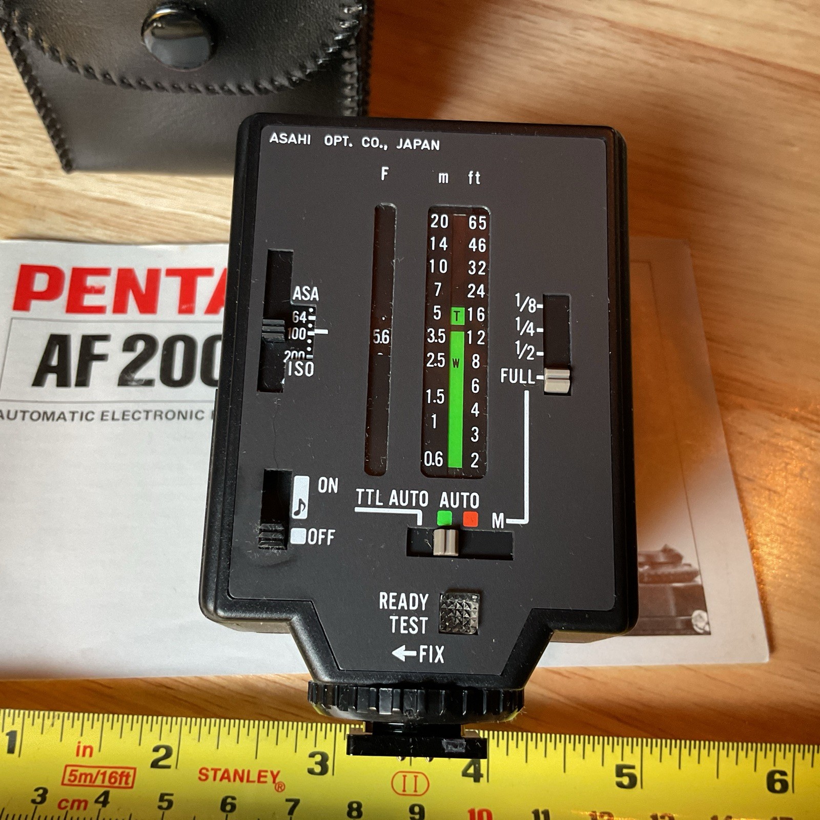 Pentax AF 200T Automatic Electronic Flash Unit Plus Book