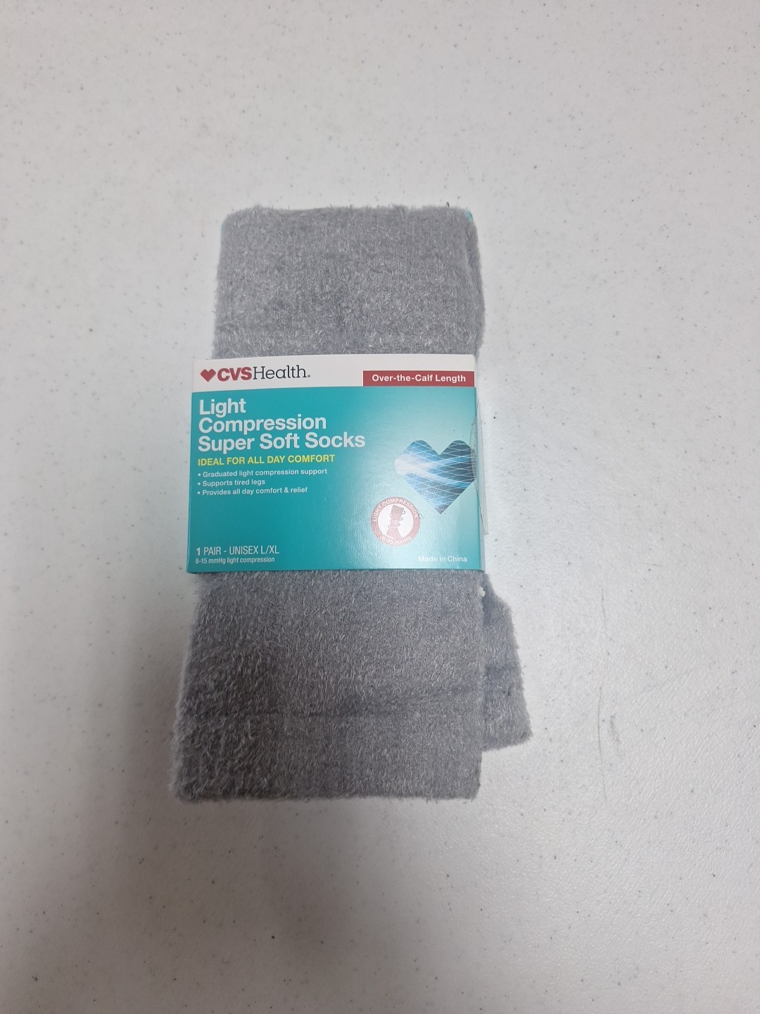 CVS Light Compression Super Soft Socks - Over the Calf - Unisex L/XL
