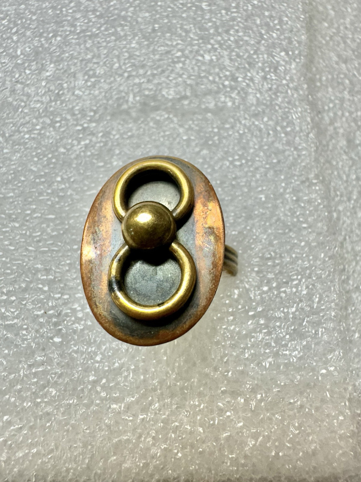 COPPER & Brass Handmade Adjustable Size Ring