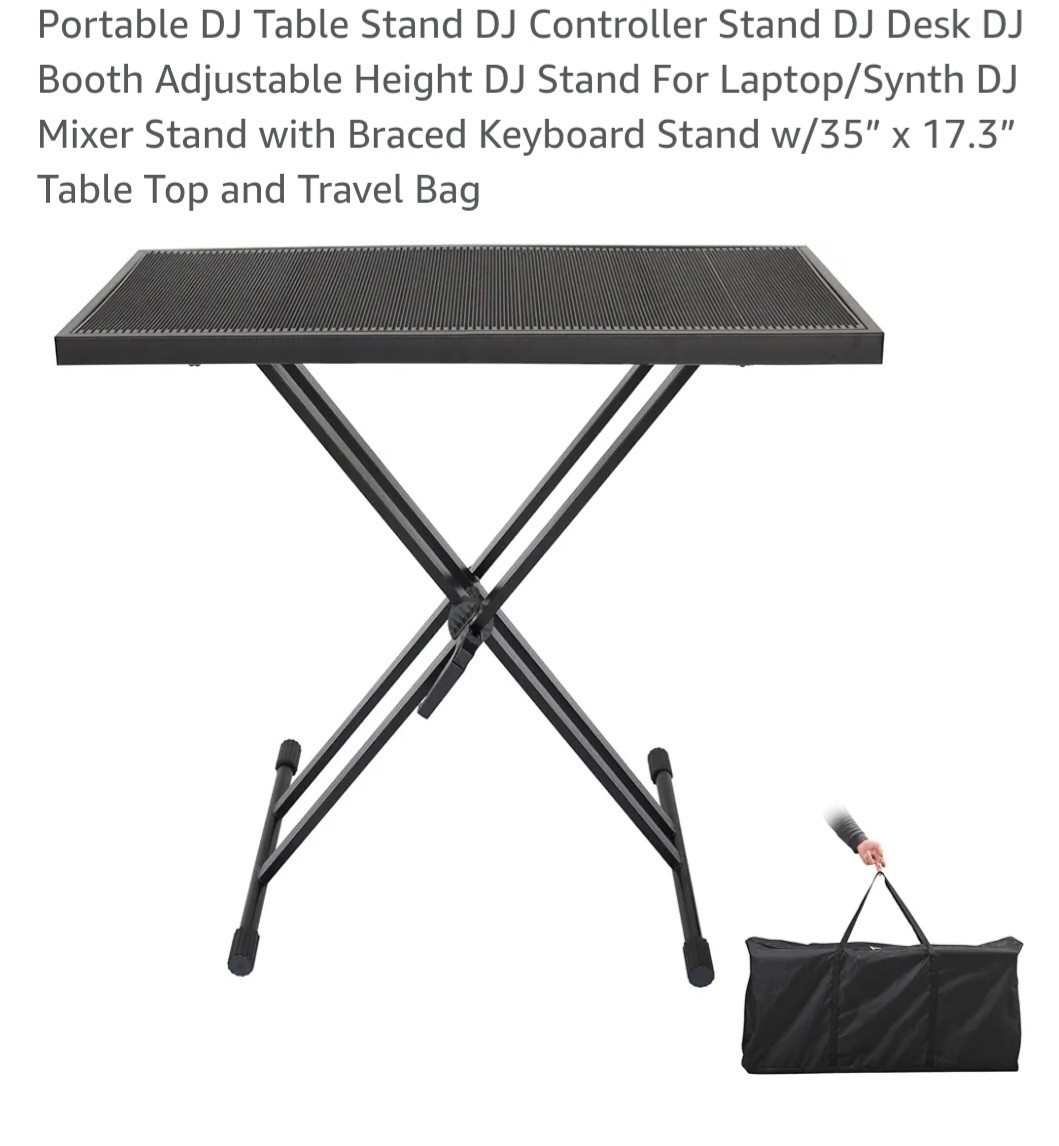 Sardoxx Portable Dj Table Top And Travel Bag Sd007