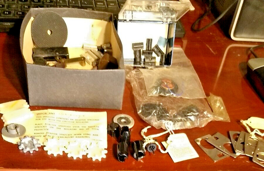 over 40 misc. Replacement Camera Parts Adapter Sprocket Grip Knobs mounts Plates