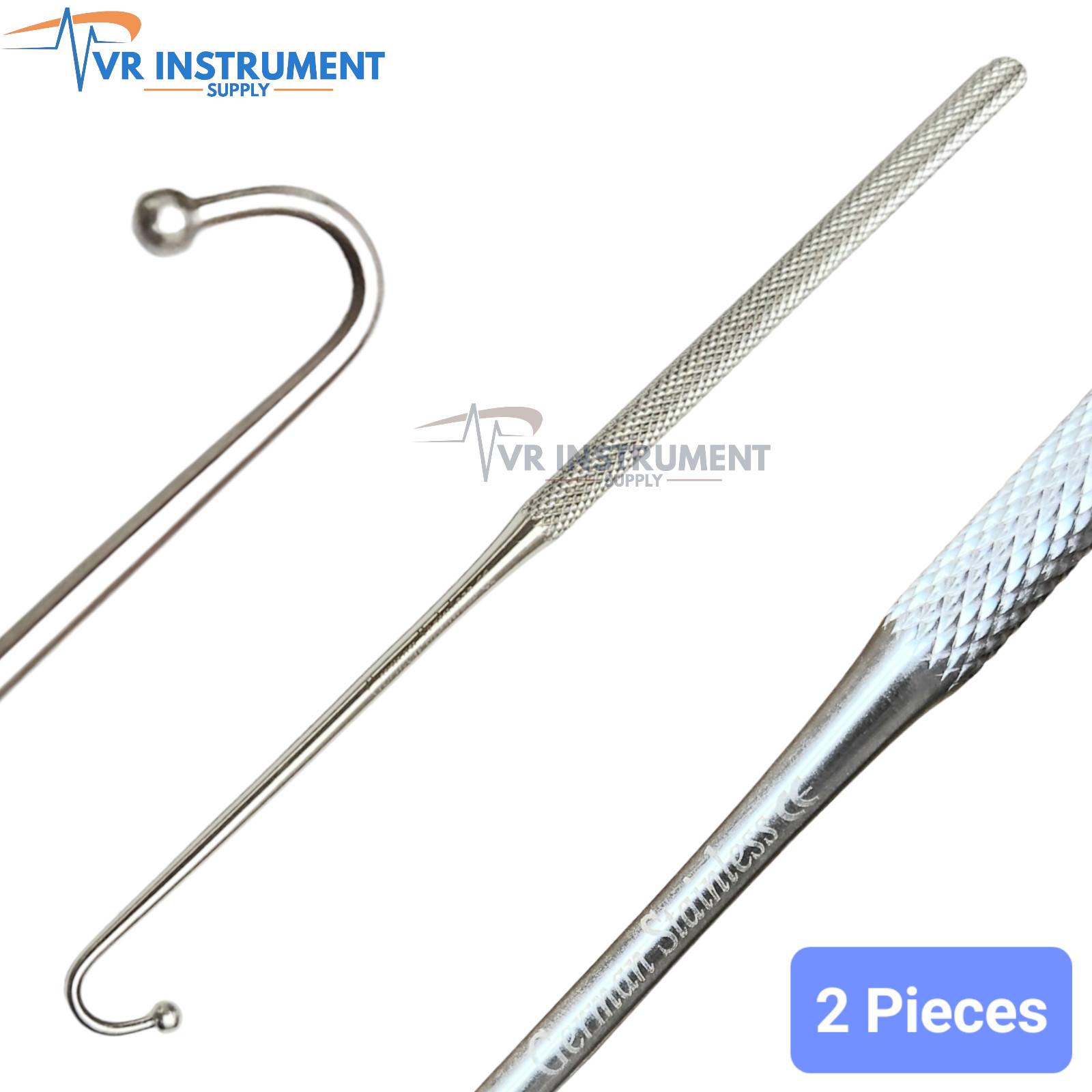 Spay Snook Hook 6.5" Veterinary instrument German Stainless Steel Pcs 2