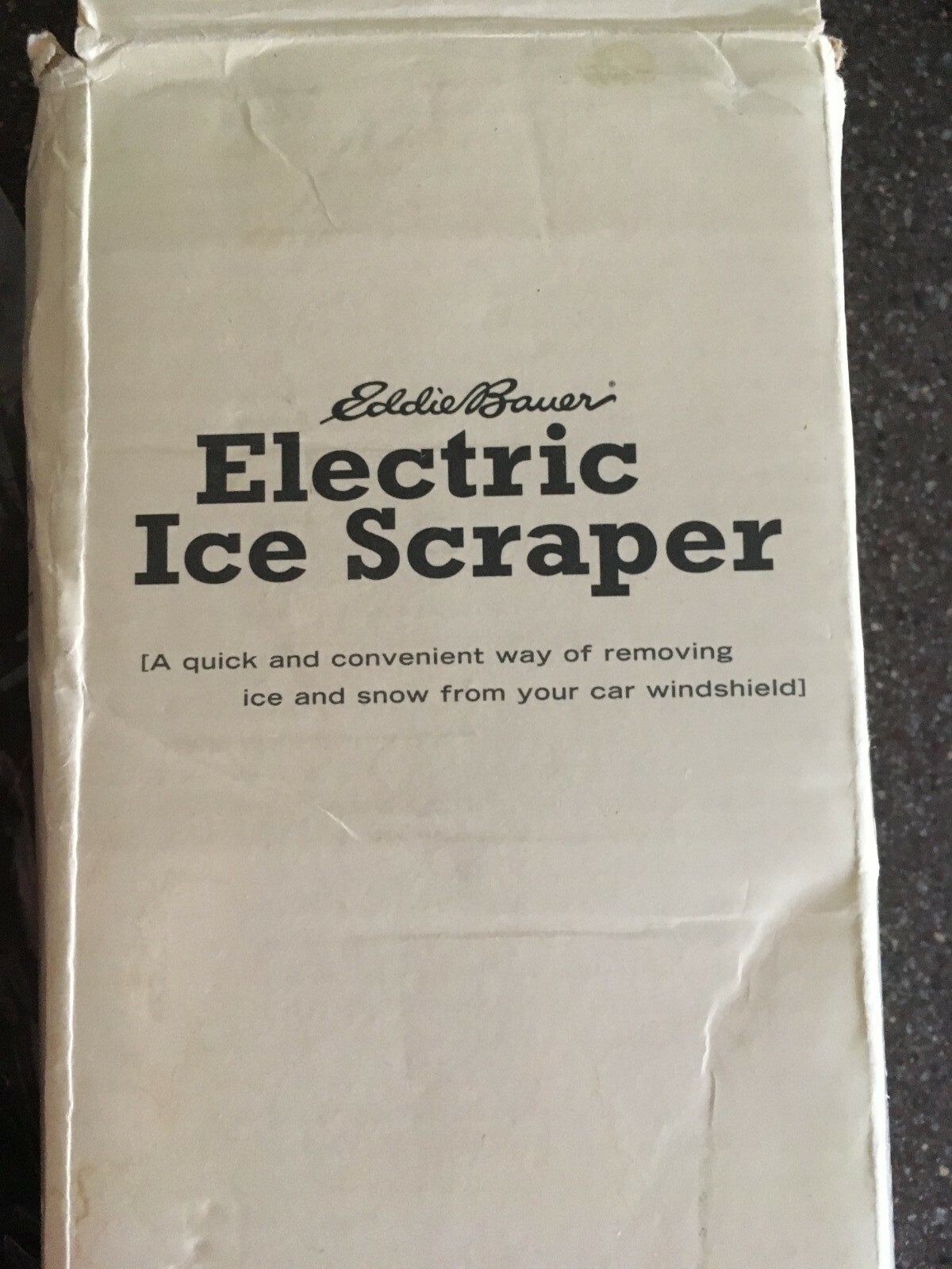 Eddie Bauer Electric Ice Scraper, New, Great for snowstorms in Snowbelt. $9.00