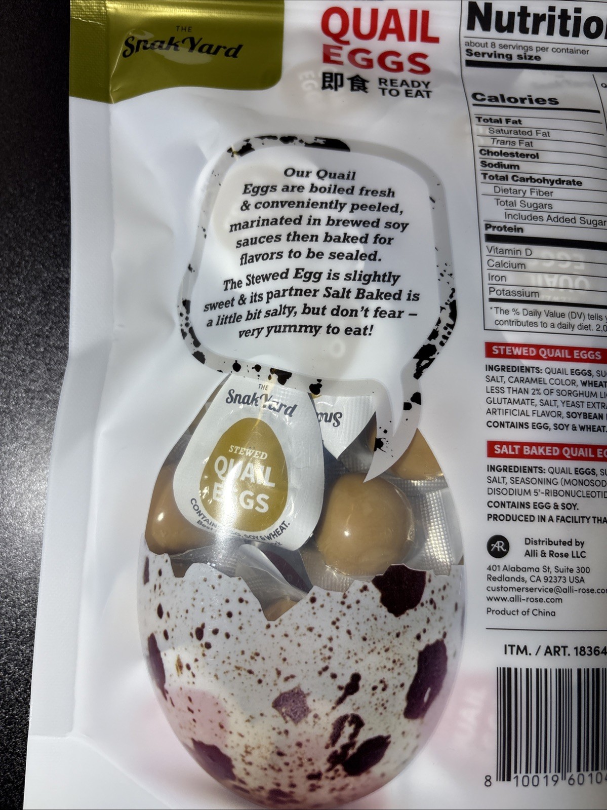 The Snack Yard Flavored Quail Eggs - 54 Count
