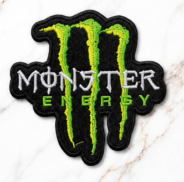 MONSTER ENERGY DRINK   Embroidered Iron/Sew On Patch 3"X3" FREE SHIPPING