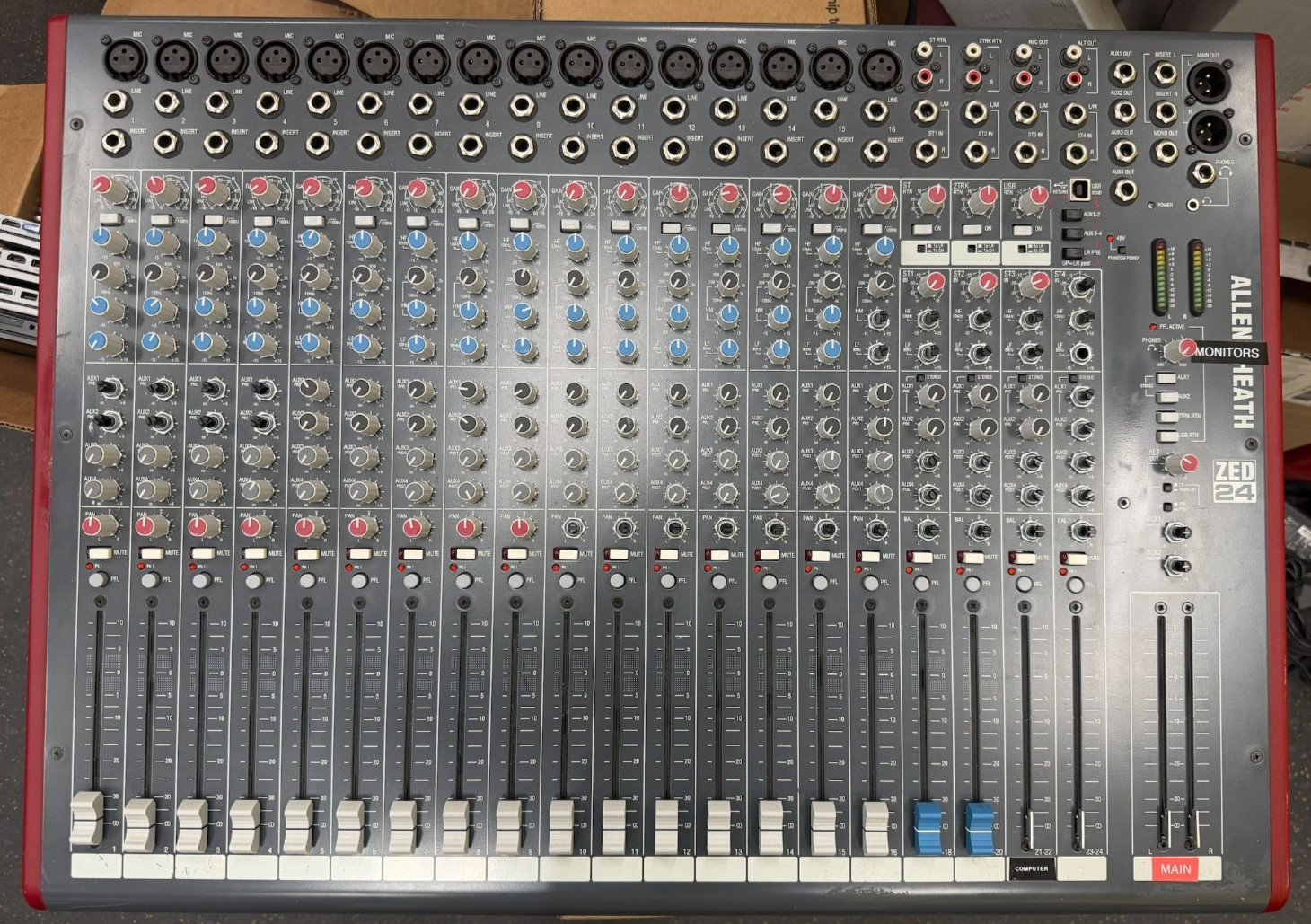 Allen & Heath ZED-24 24-channel Mixer with USB Audio Interface