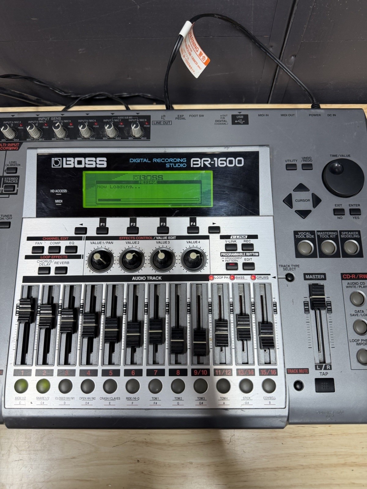 BOSS BR-1600CD Digital Multi Track Recorder. Tested See Pics!