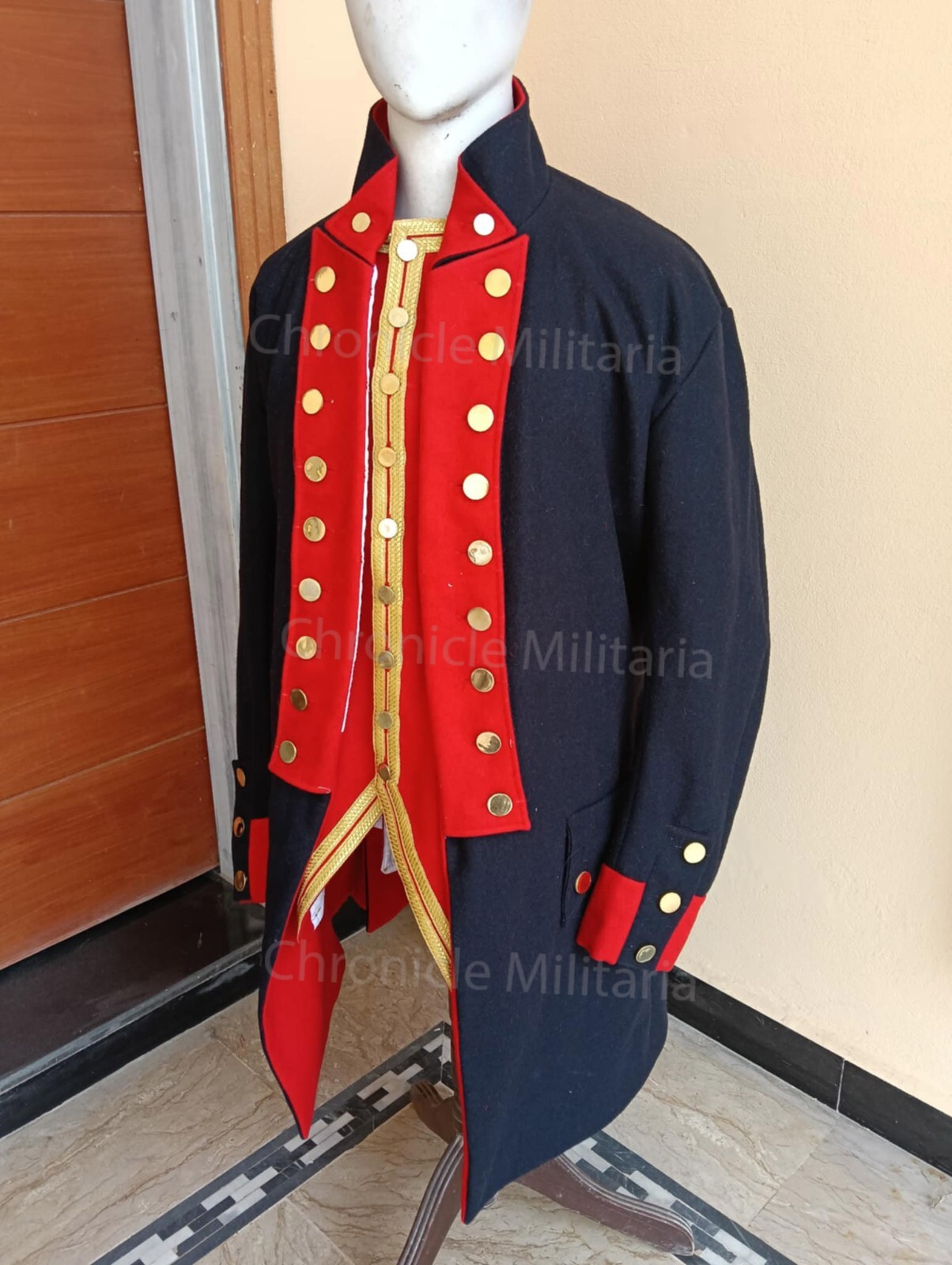 Revolutionary war Navy officer coat