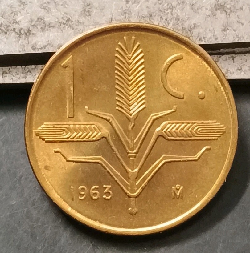 Mexico 1 Centavo 1963   World Coin (KM.#417)