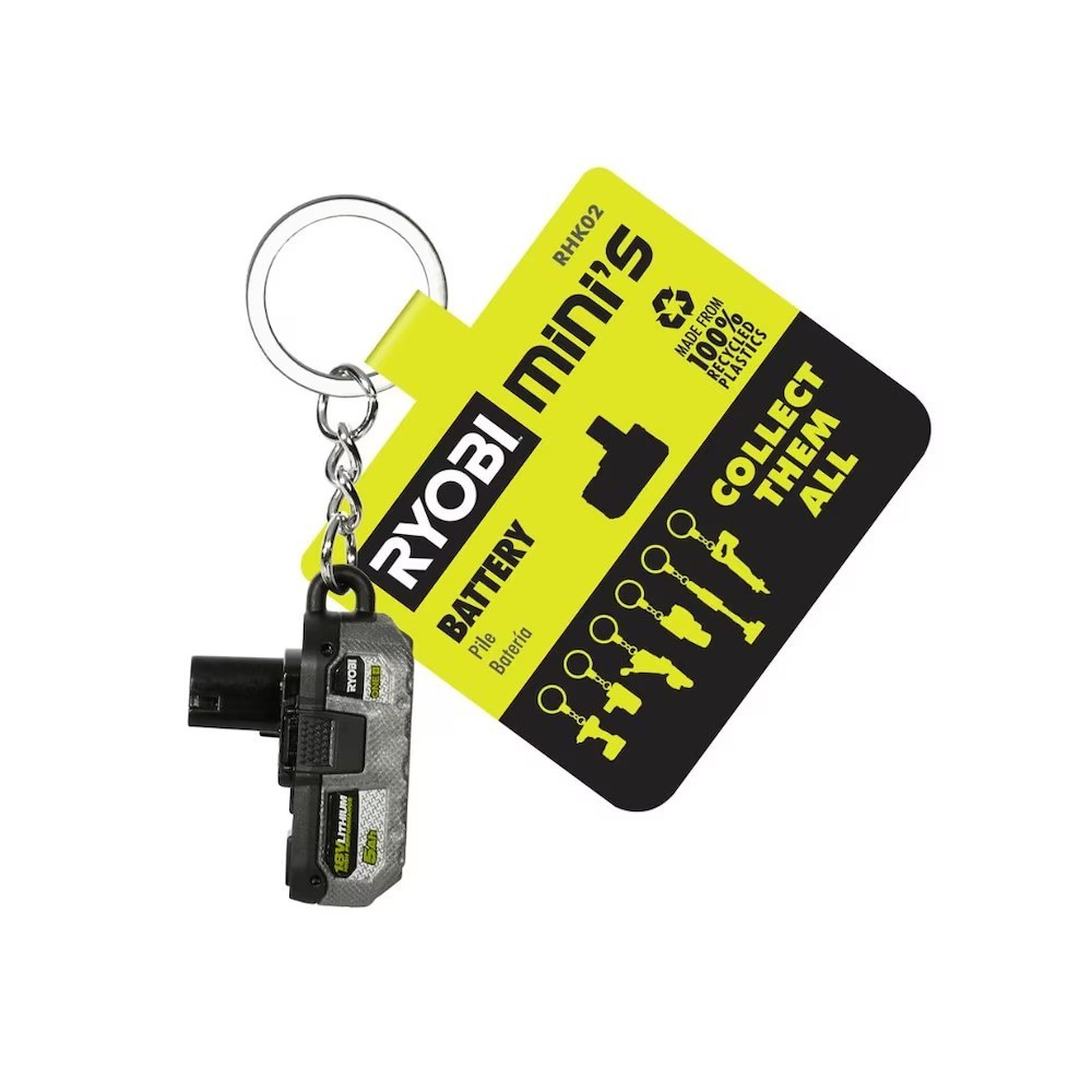 New Official Ryobi RHK02 Mini Key Chain Mini Key Chain - 18V Battery