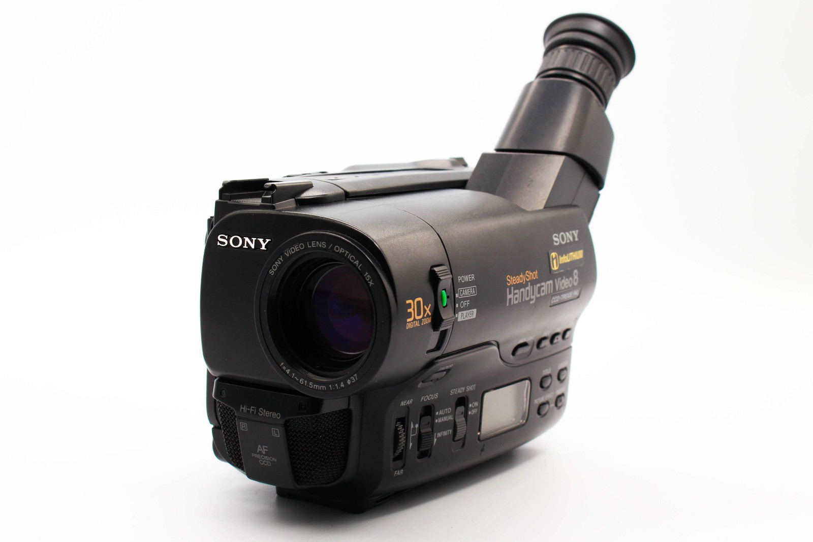Sony CCD-TR610E Video8 8mm Analog Video Handycam Camcorder Camera - Tested Bundl