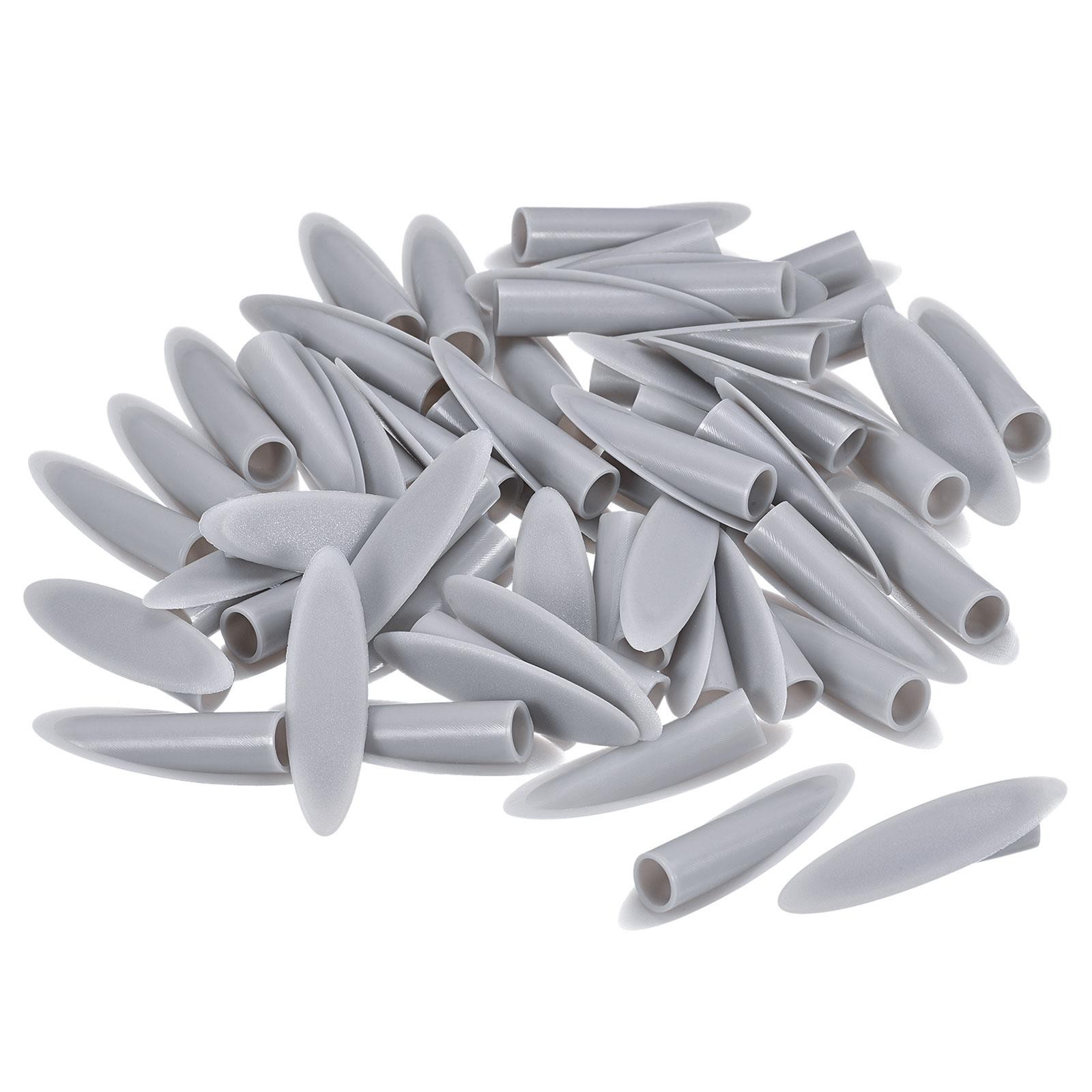 9mm Plastic Pocket Hole Plugs,Wood Plugs for Jig Working Tool,Grey 100pcs