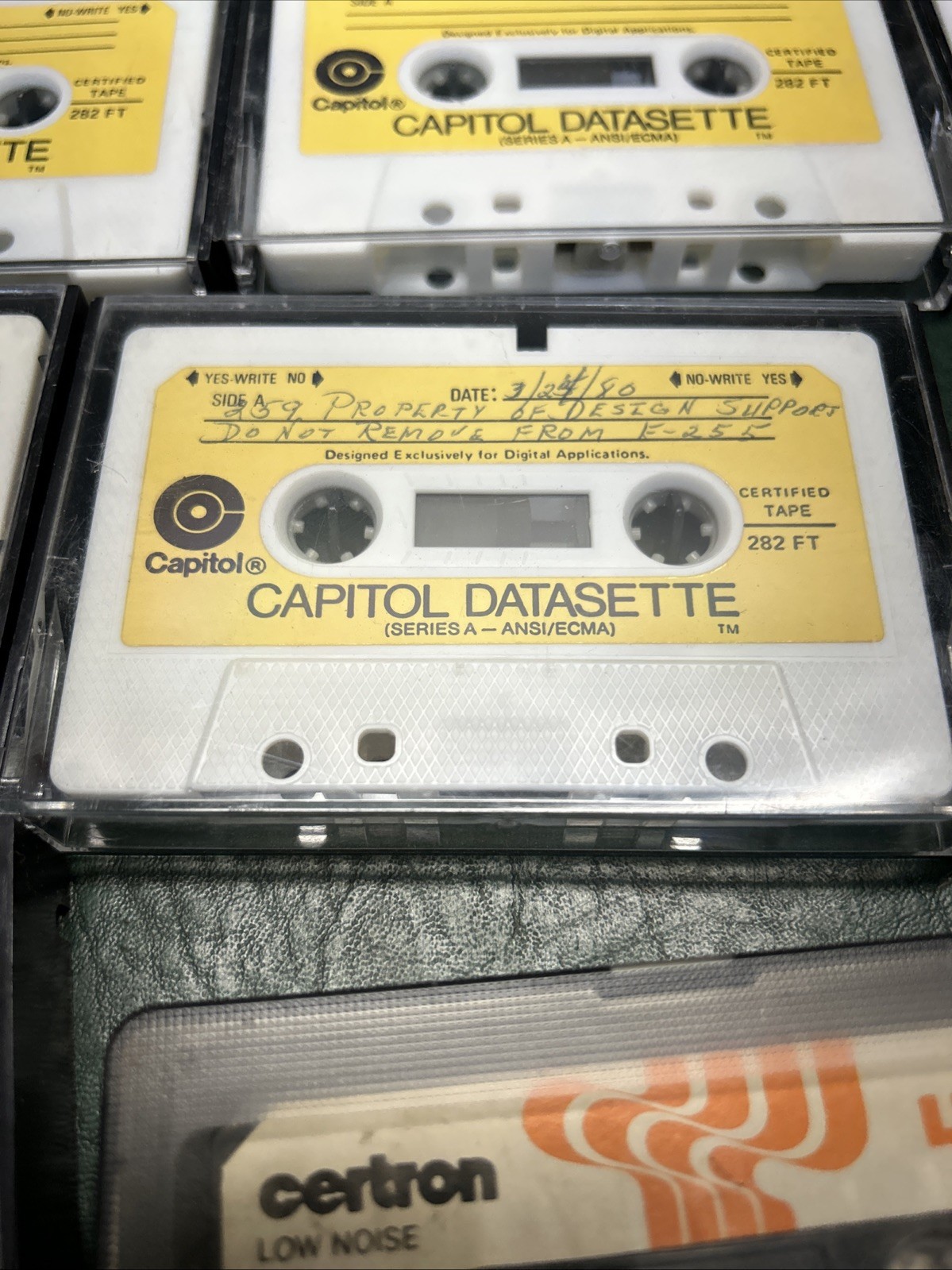 1970'/80's Vintage Computer Cassettes Software Tapes ?? Capitol Dattsette