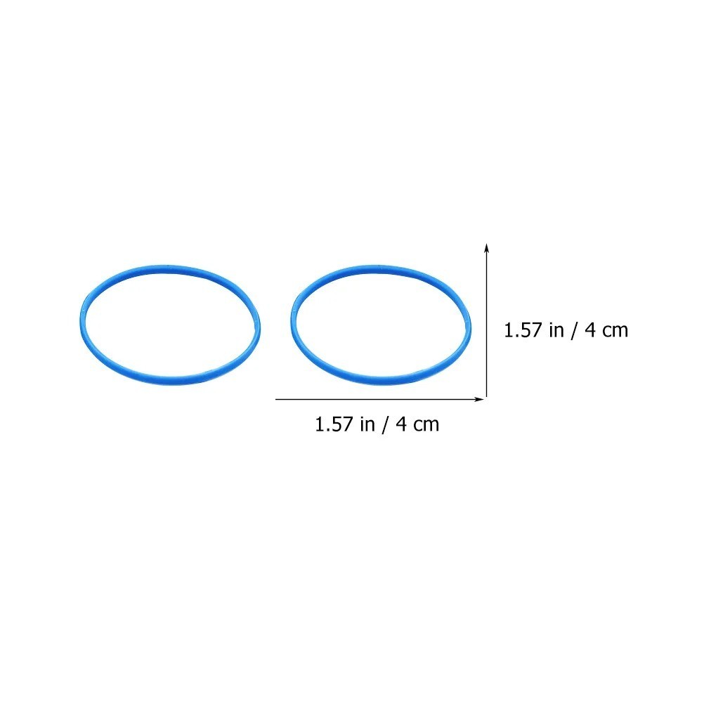 10pcs/ Blue Rubber Ring For Shure BETA58A/87A Microphone Mesh Head