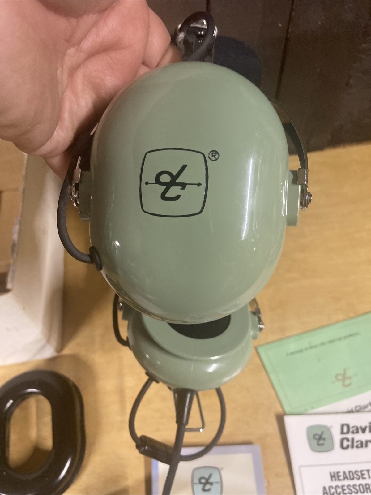 David Clark Model H10-76 Wired Corded Aviation Airplane Noise Reduction Headset