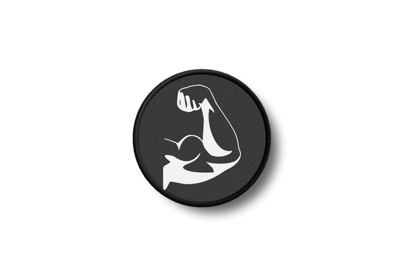 Patch Badge Printed Iron-On Muscle Bodybuilding