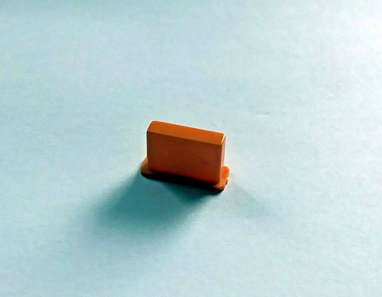 1980s Vintage Casio Push Button Part for PT-82, PT-87, Maybe Others ORANGE COLOR