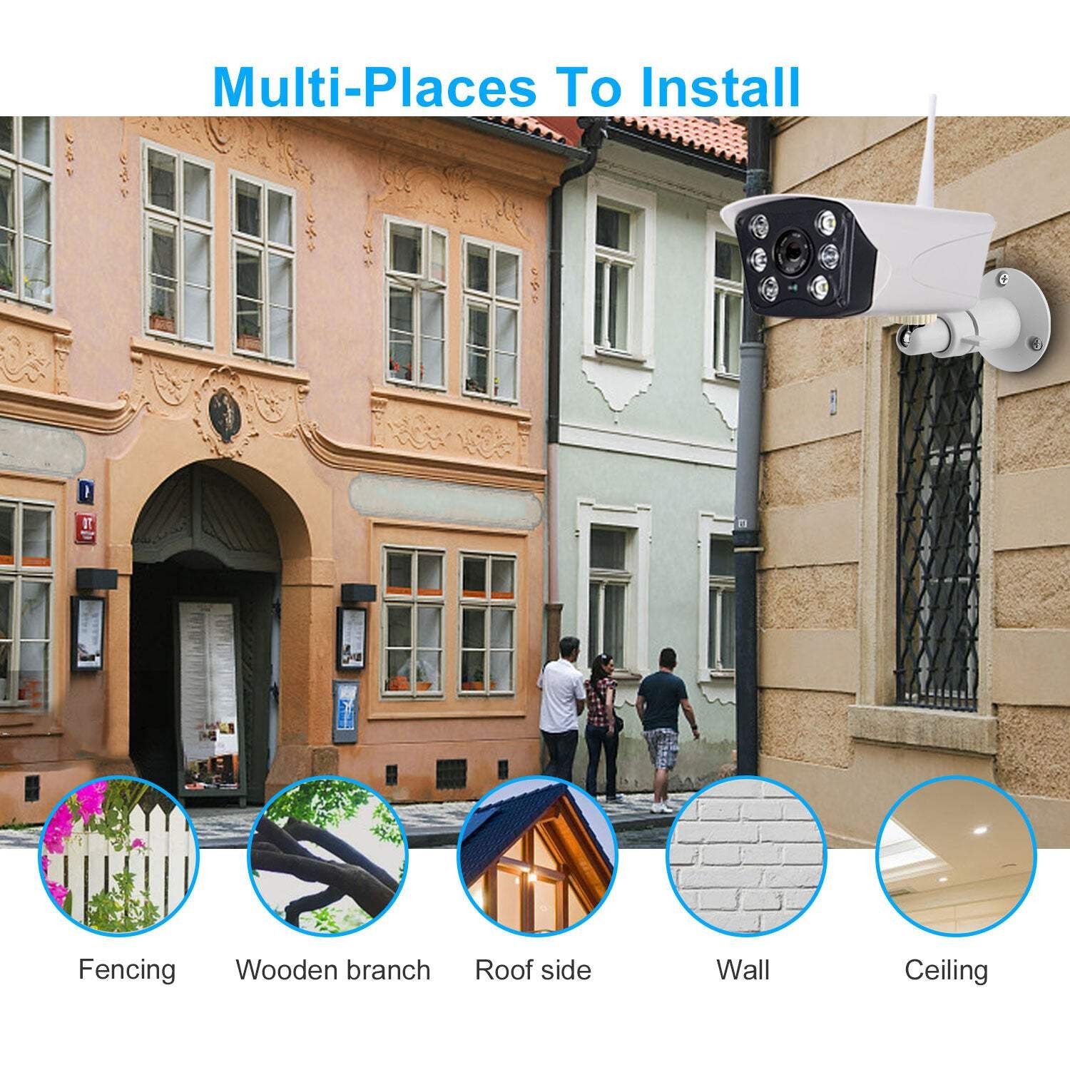3 Packs Security Camera Wall Mount for Arlo 360¡Adjustable Camera Holder Garden