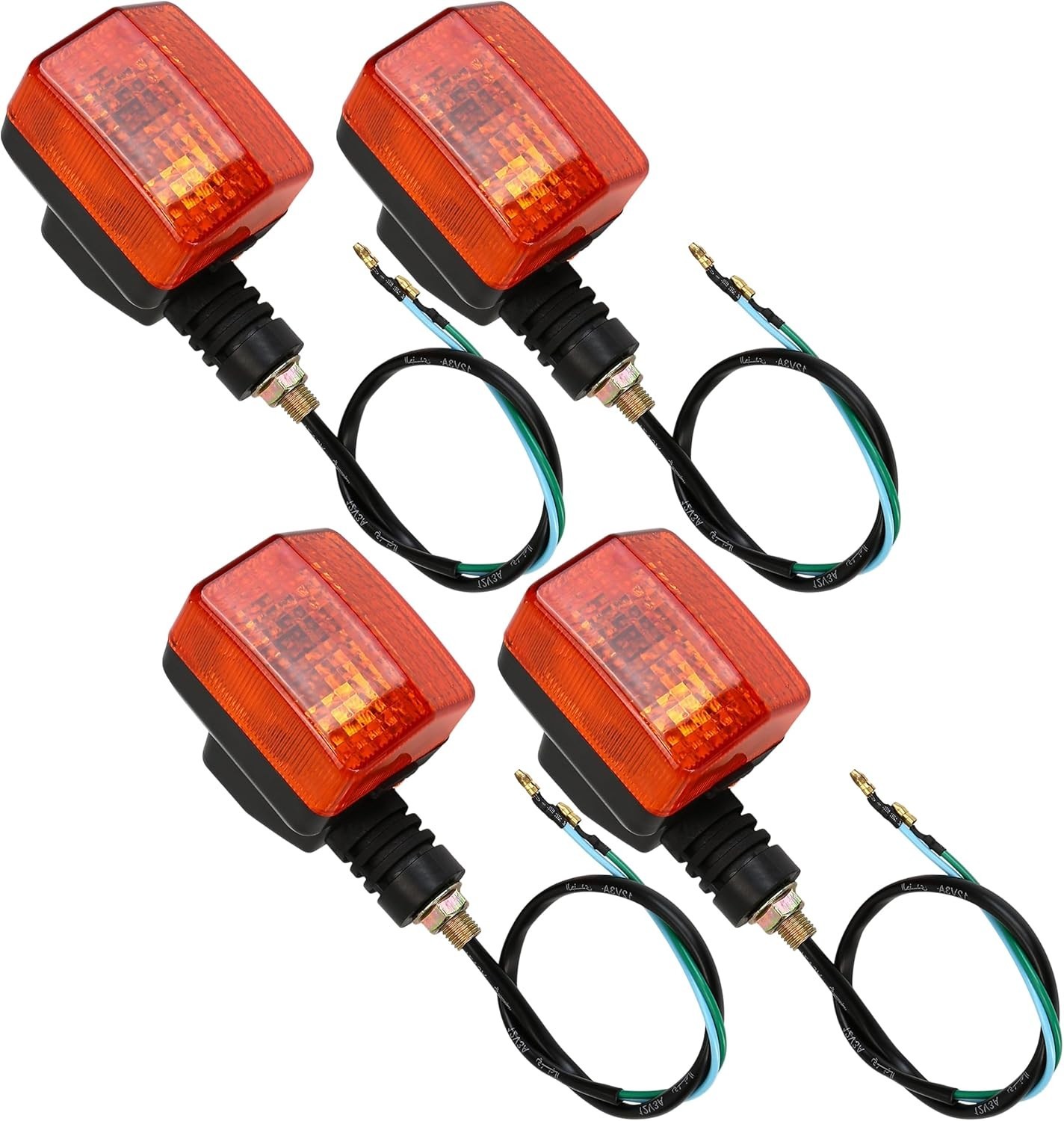 2 Pairs Motorcycle Turn Signal Light Indicator Halogen Lamp For XR650L 1993-2020
