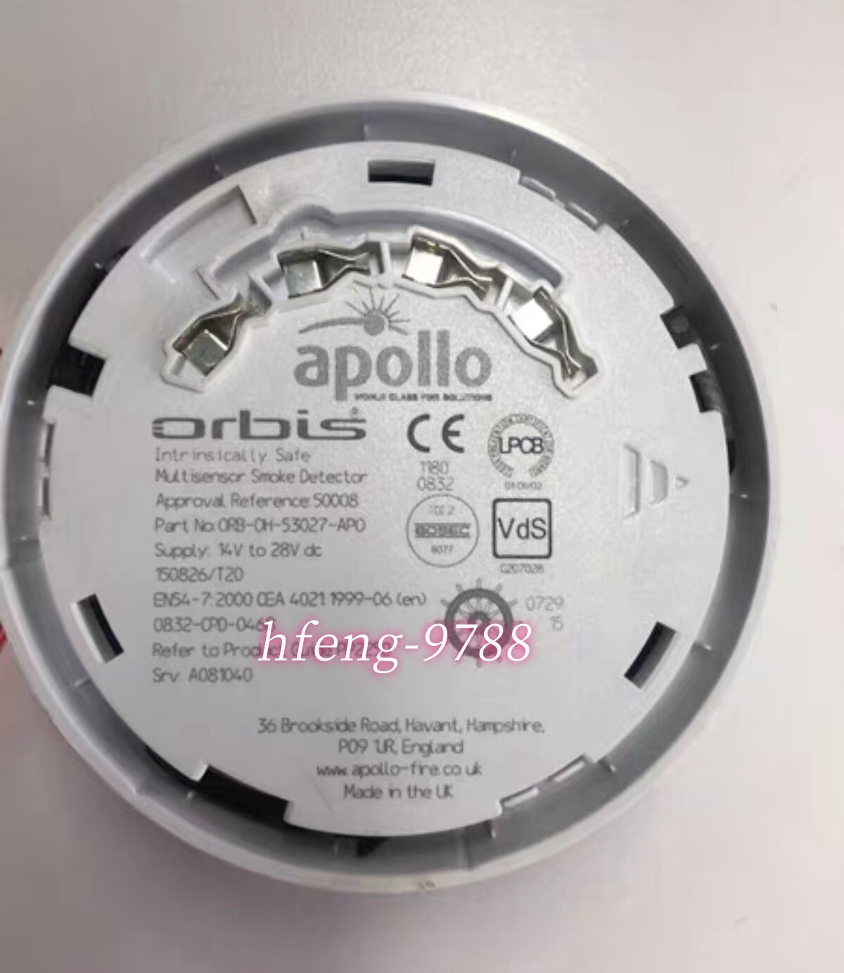 1PC apollo ORB-OH-53027-APO optical smoke detector