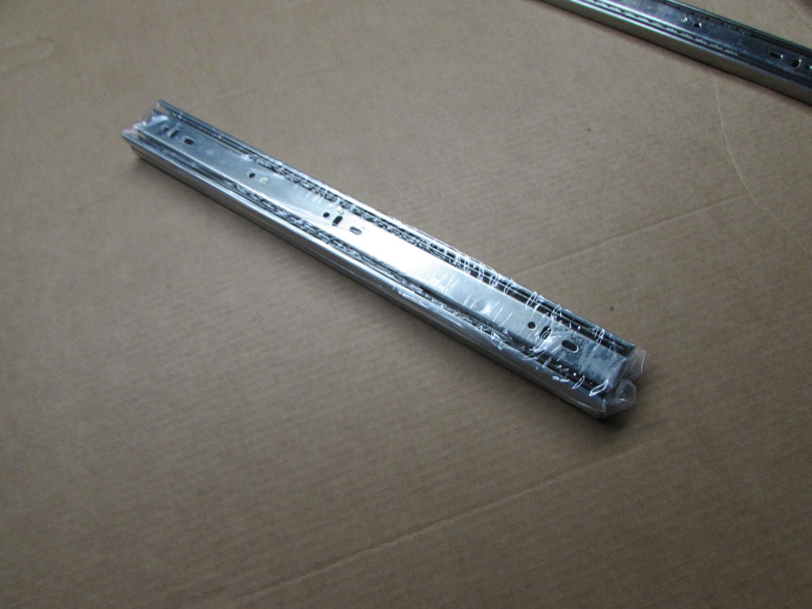 Ball Bearing Drawer Slides pair of (2) 16" Full Extension Over-travel 100 lb