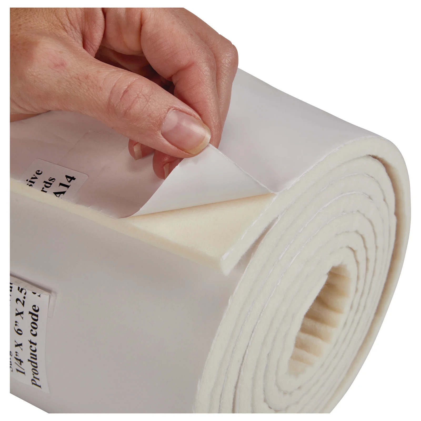 1-roll 1/4" Thick Orthopedic Felt Pad w/Adhesive 6" X 2.5 yards NEW!