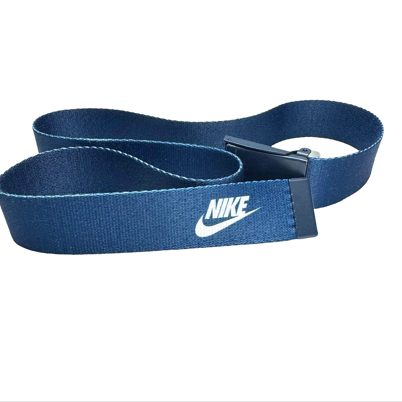 Nike Swoosh Adjustable Mens Golf Belt Blue