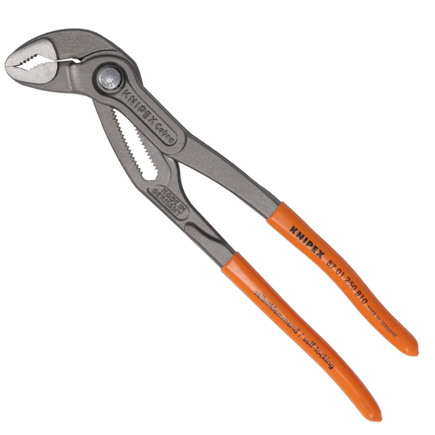 Knipex Cobra 8701-250B10 Water Pump Pliers 250mm Limited Orange Edition New