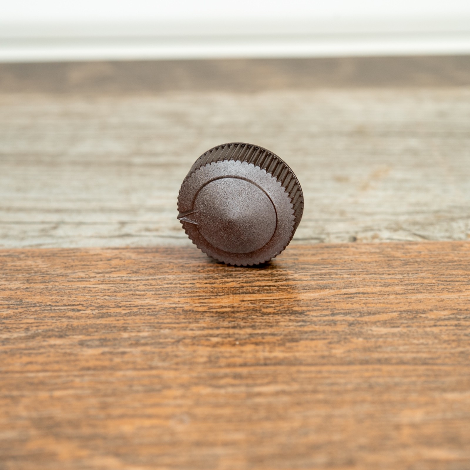 PHILCO Vintage Radio Knob 1930s Brown Bakelite 1pc 1/4" D Shaft