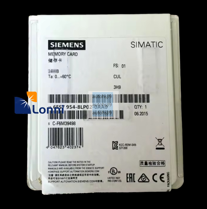 6ES7954-8LP02-0AA0 6ES7 954-8LP02-0AA0 New Siemens SIMATIC S7 Memory Card