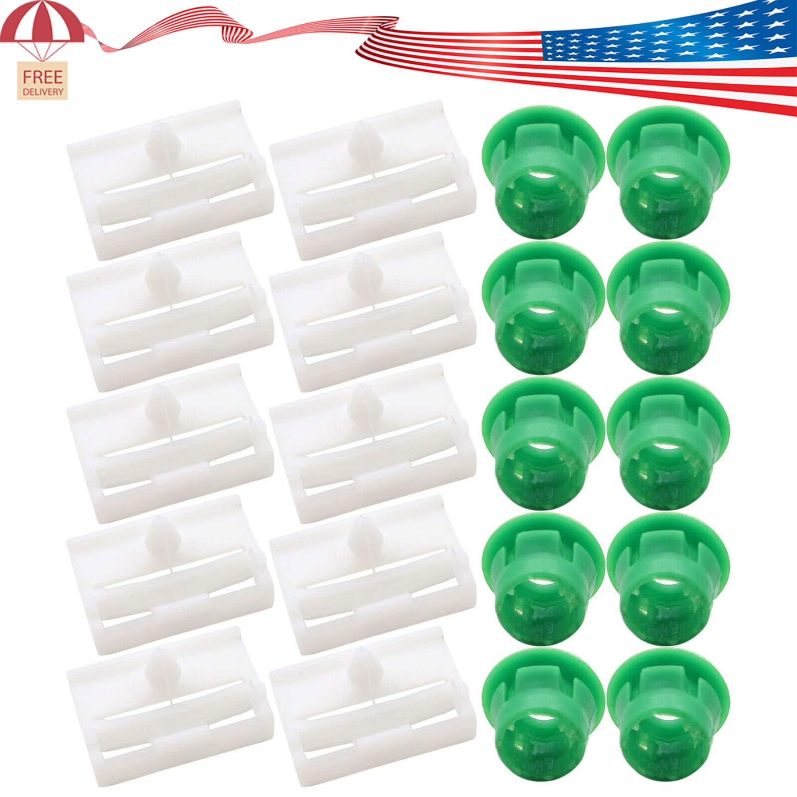 20PCS Side Sill Skirt clips Rocker Panel Moulding Clips Fit For BMW E36 E46 E90