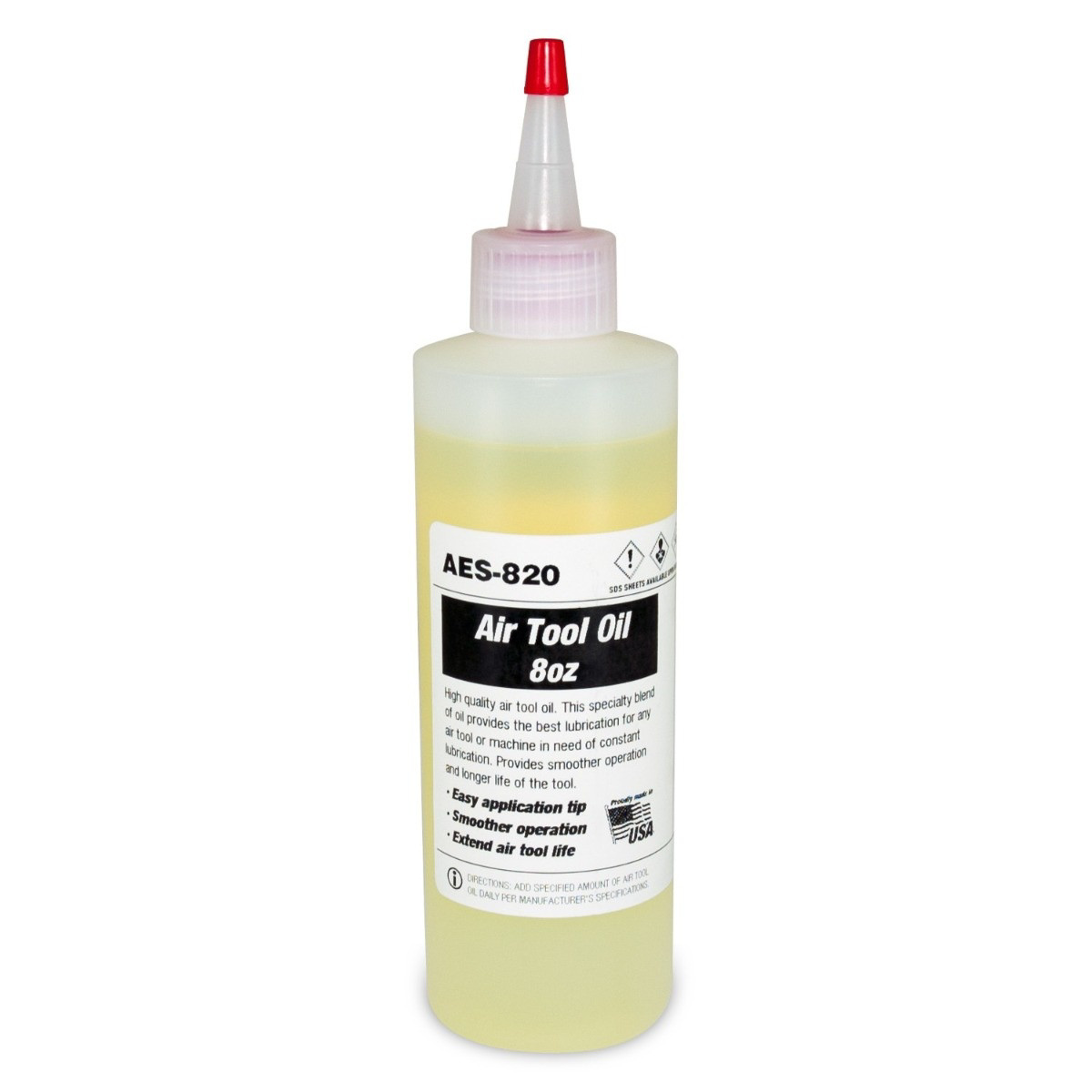 AES Industries 820 Air Tool Oil, 8 oz Bottle