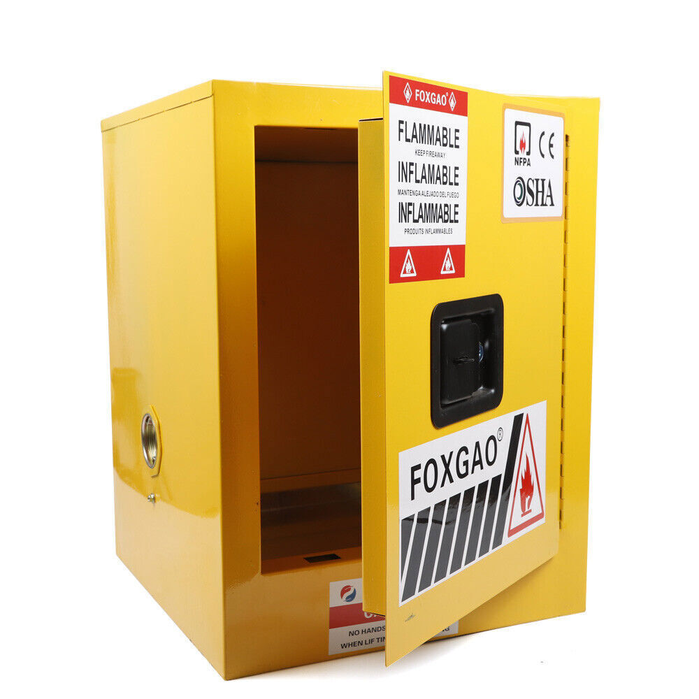 4/36 Gallon Safety Cabinet Flammable Liquid Hazardous Storage Cabinet Box TOP