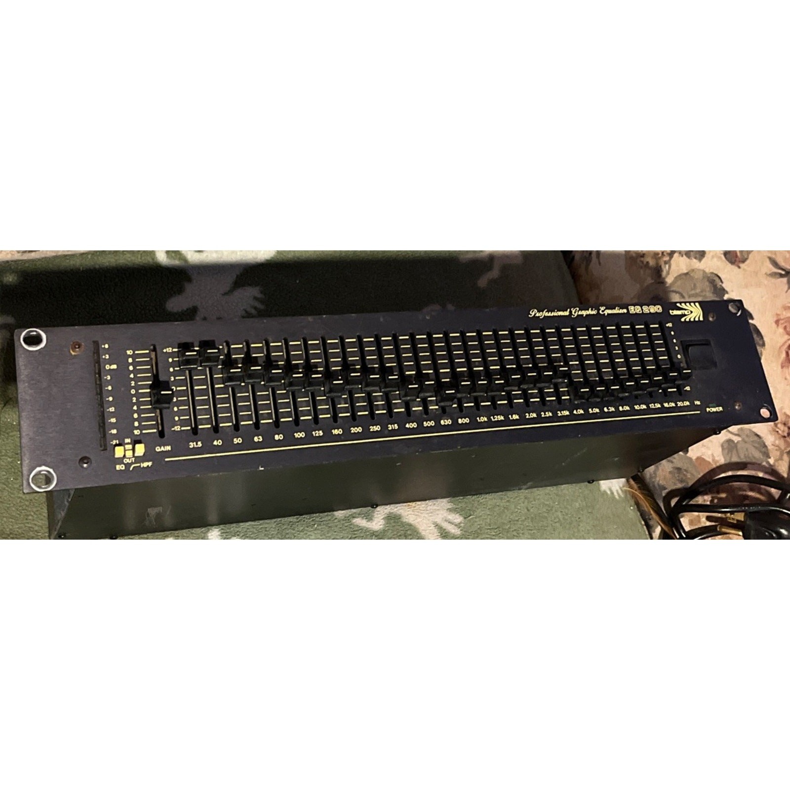 Biamp Model EQ2 27 Band Graphic Equalizer