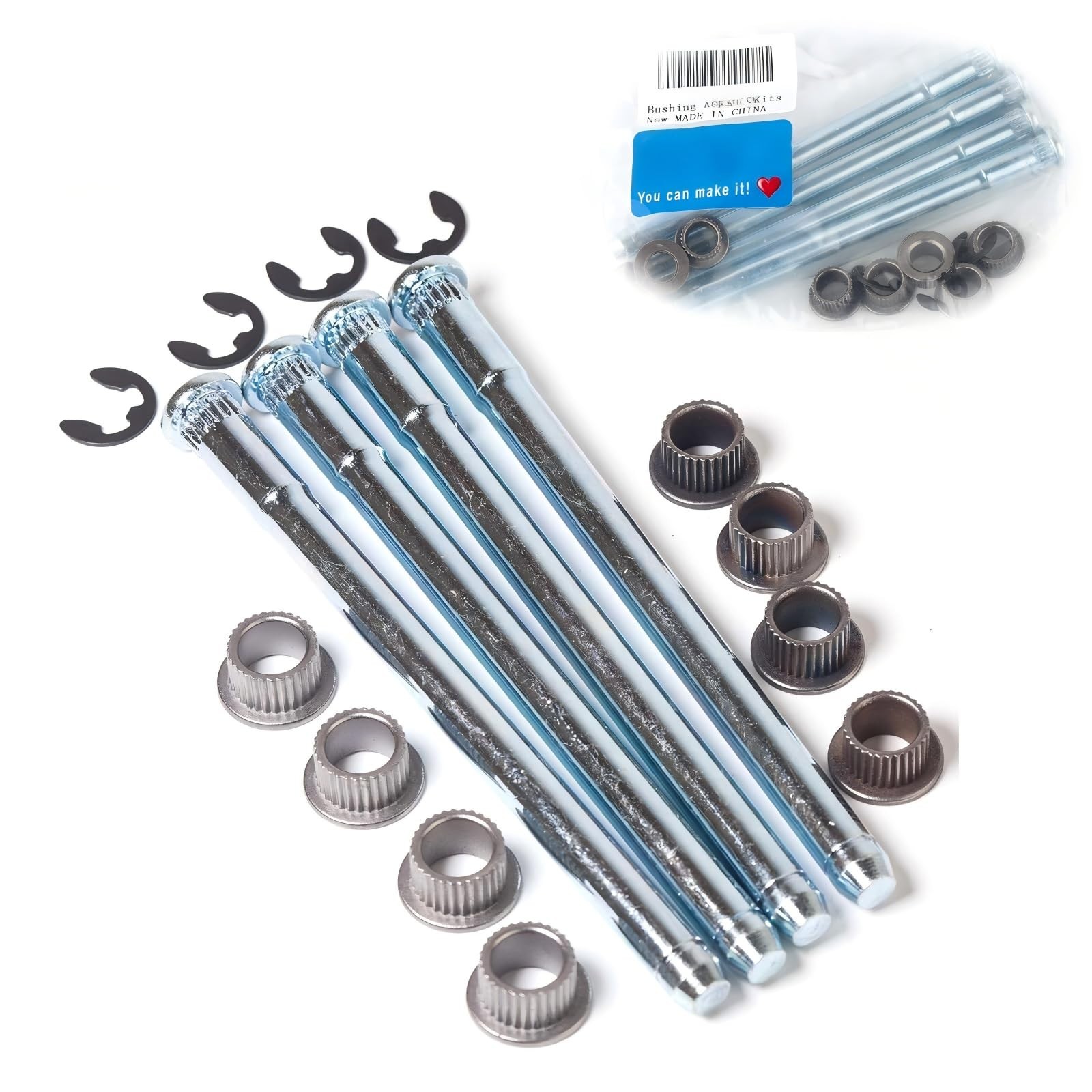 16 PCS Door Hinge Pin and Bushing Repair Kit for 1988-2002 Chevy GMC Fullsize...