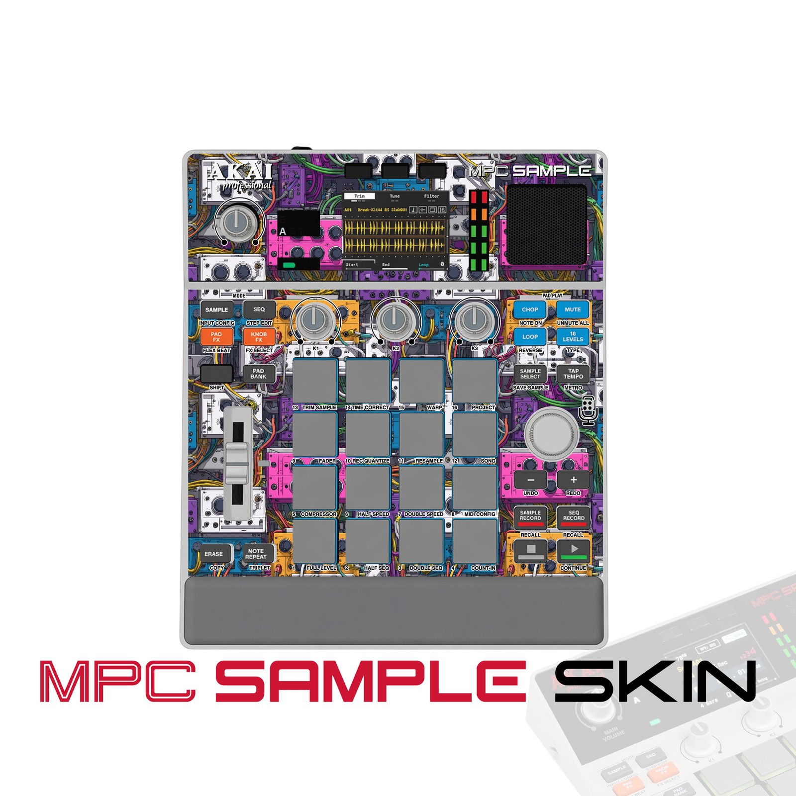 Akai MPC Sample Skin / Modular Synth Chaos