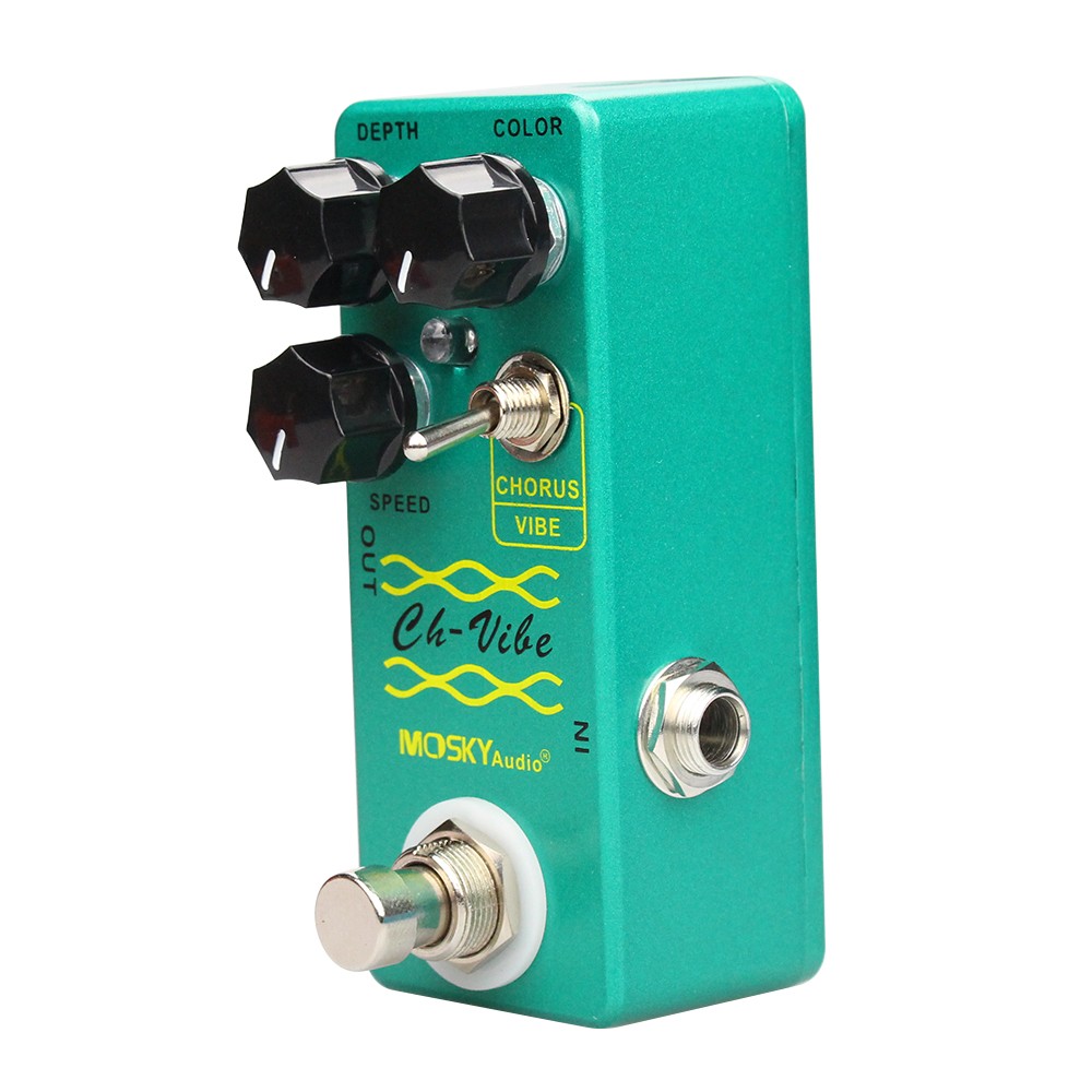 Mosky Chorus/Vibe Guitar effect Pedal Vintage Modulation Soud Simple True Bypass