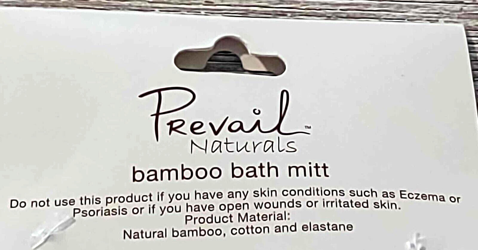 Prevail Naturals Bamboo Bath Mitt