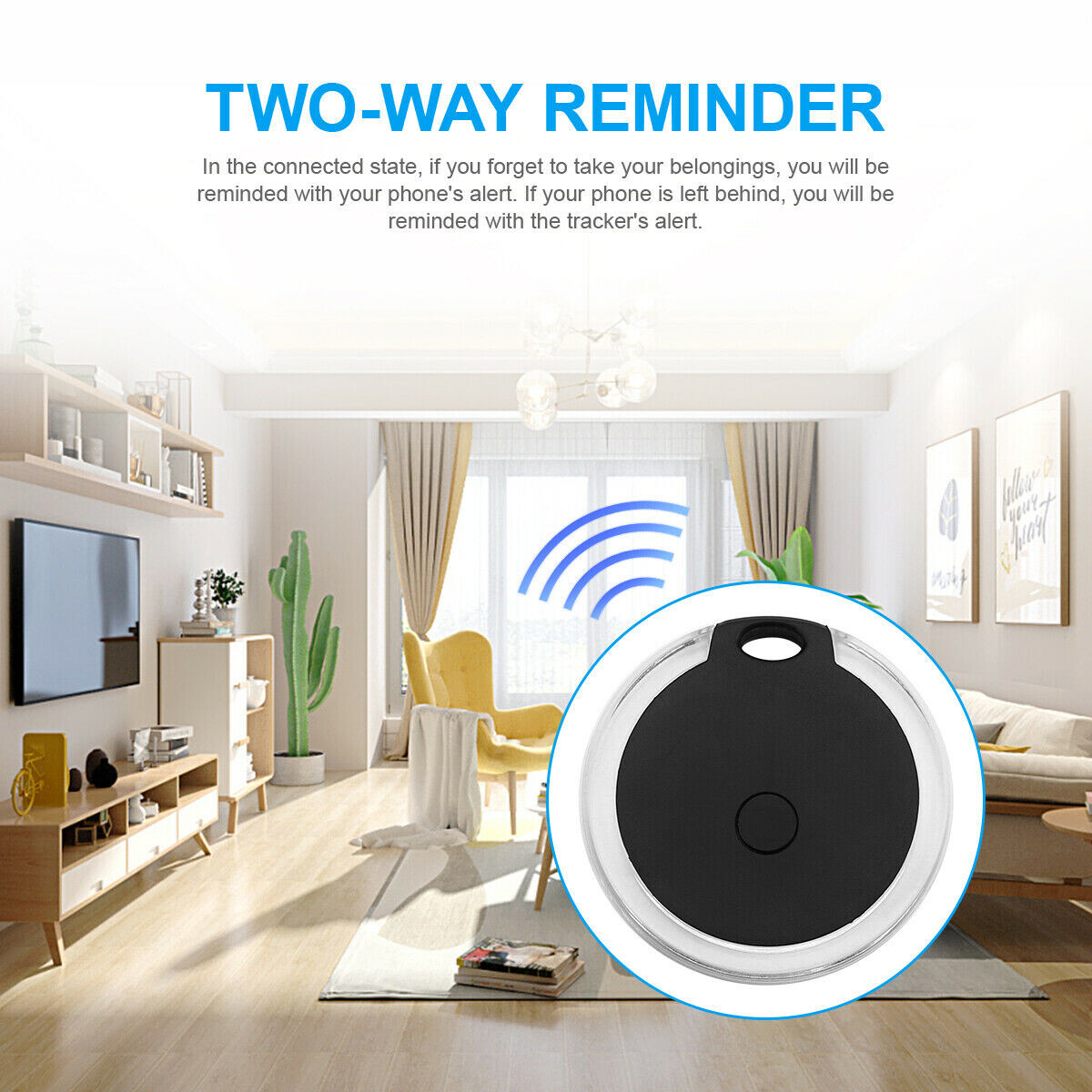 4PCS Mini Bluetooth GPS Locator Finder Tracker Pet Anti-Lost Device Waterproof