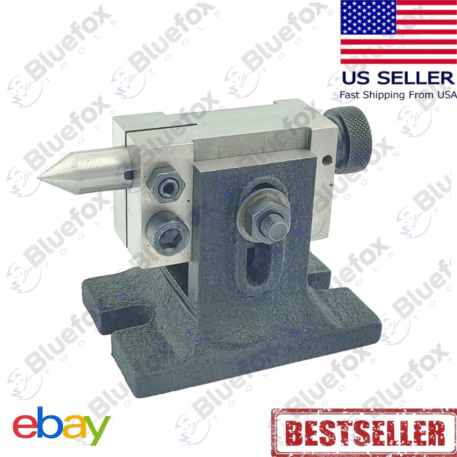 SINGLE BOLT UNIVERSAL TAILSTOCK FOR 3" & 4" ROTARY TABLE