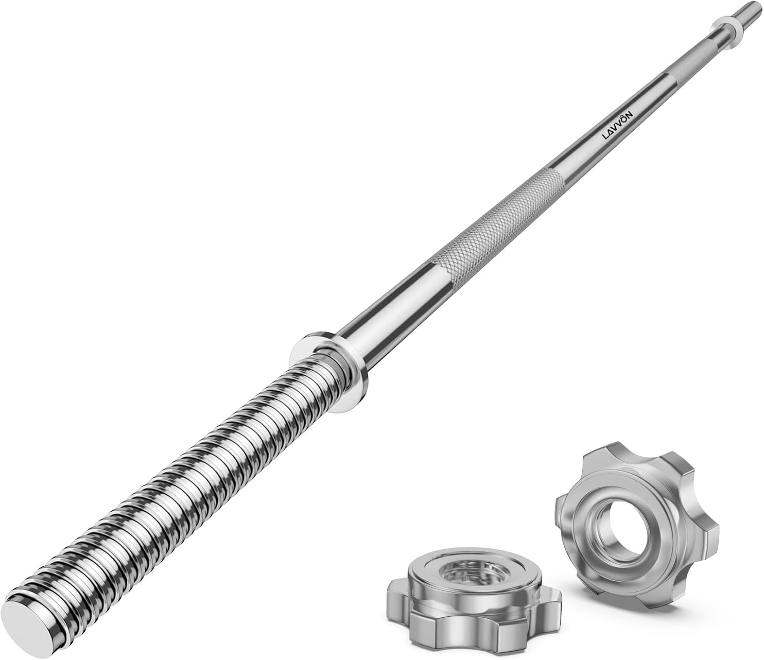 55" Weight Lifting Bar, 1"Standard Straight Barbell Bars for Weight Lifting | Ol