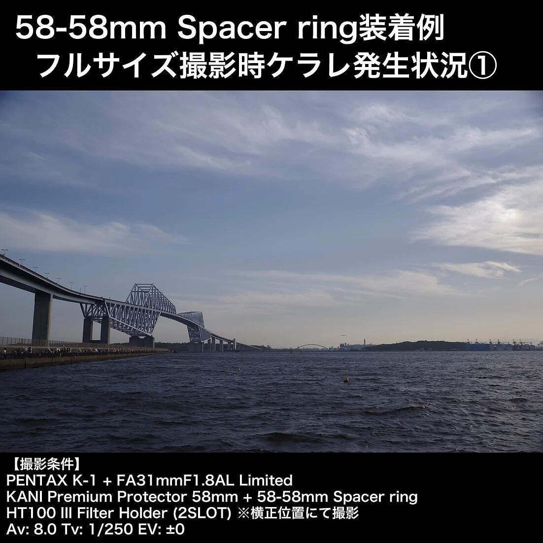 KANI 58-58mm Spacer ring 9mm
