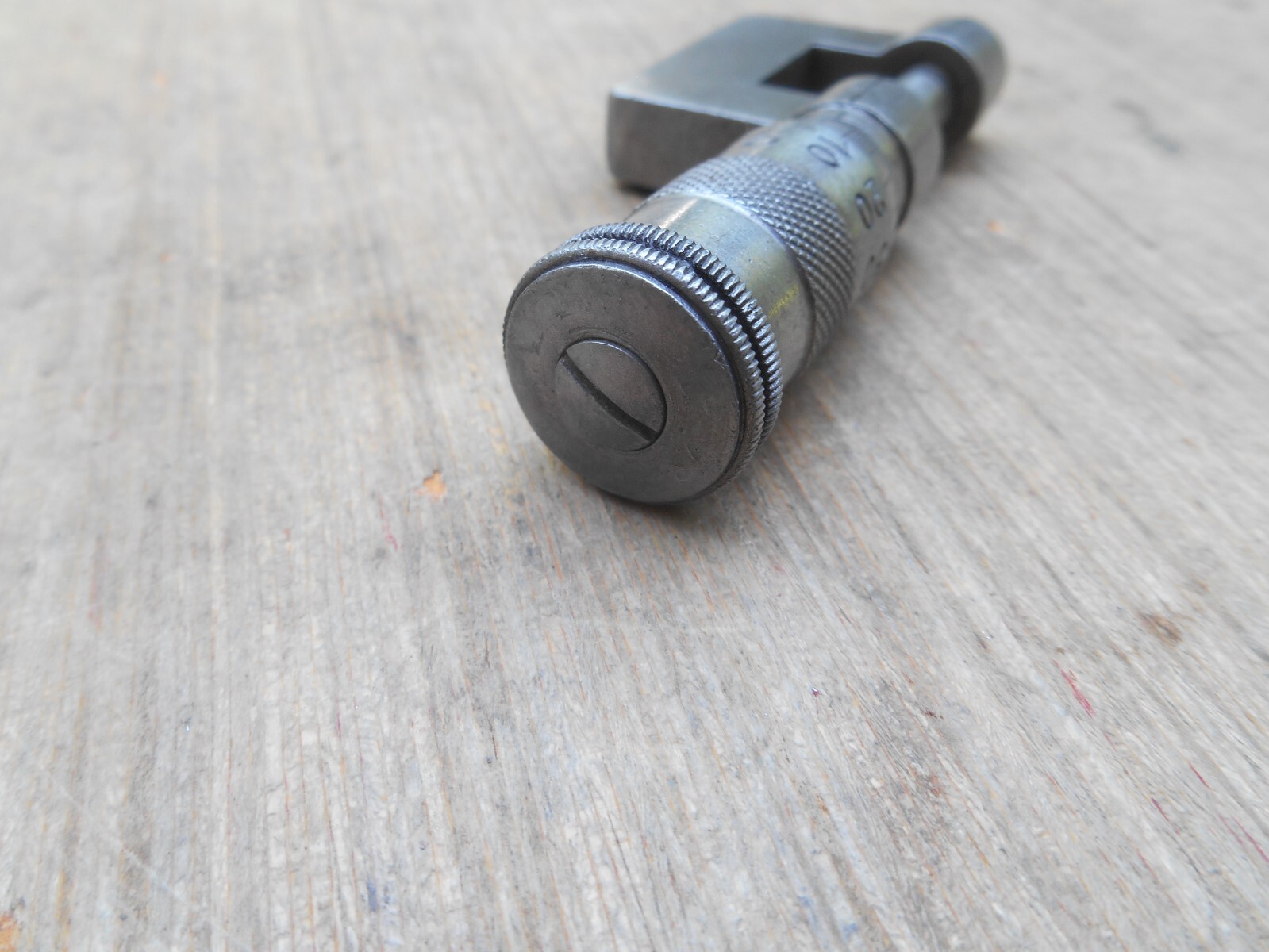 ANTIQUE METRIC MICROMETER , 0-15 MM , UNMARKED